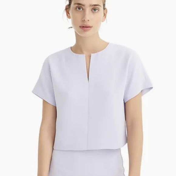 J.Crew Cropped cap-sleeve top 365 crepe
- Size 4 - Picture 6 of 6